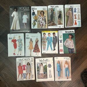 Assorted Sewing Patterns Collection